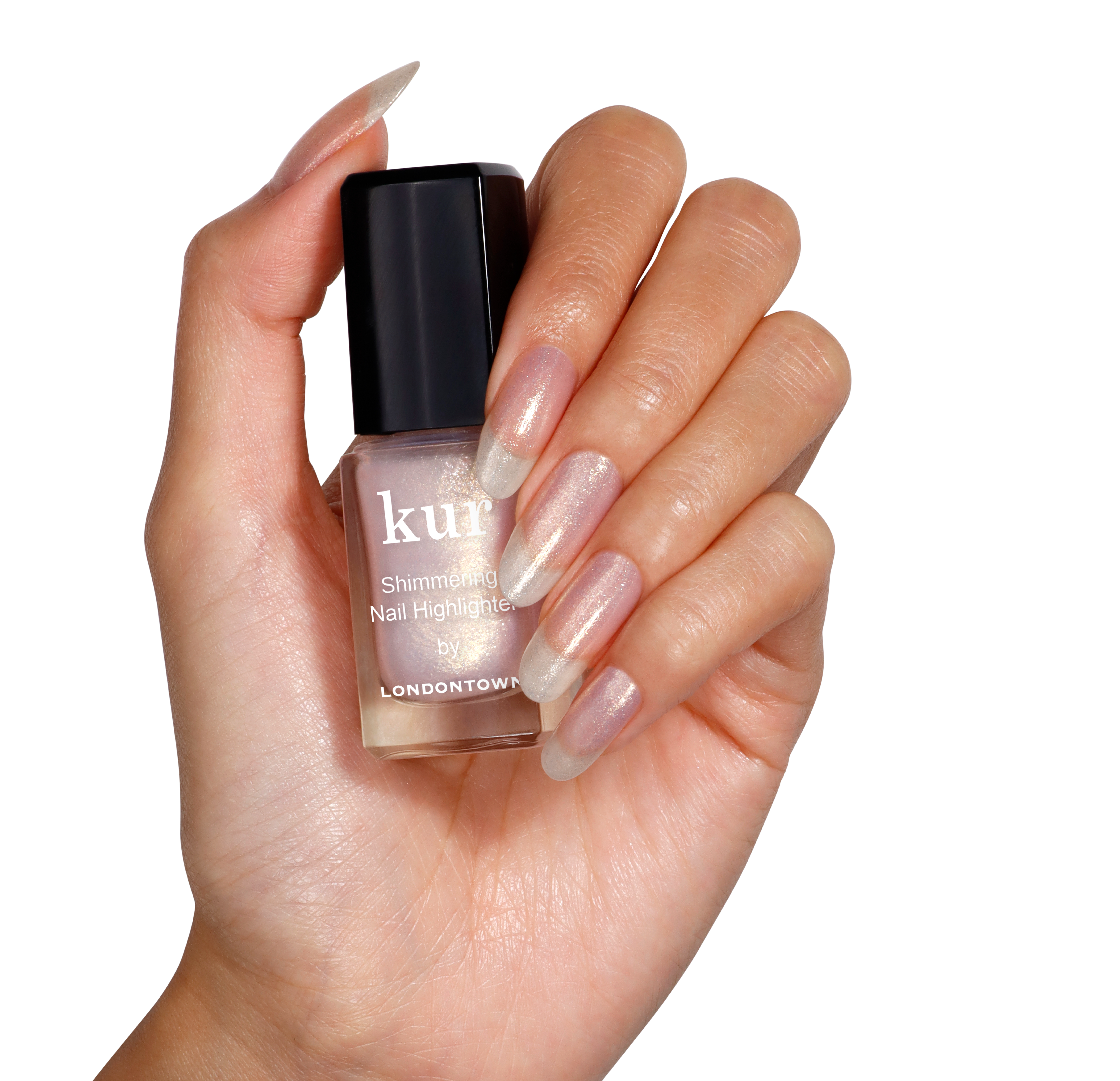 kur Мерцающий хайлайтер для ногтей Блики солнца, 12 мл