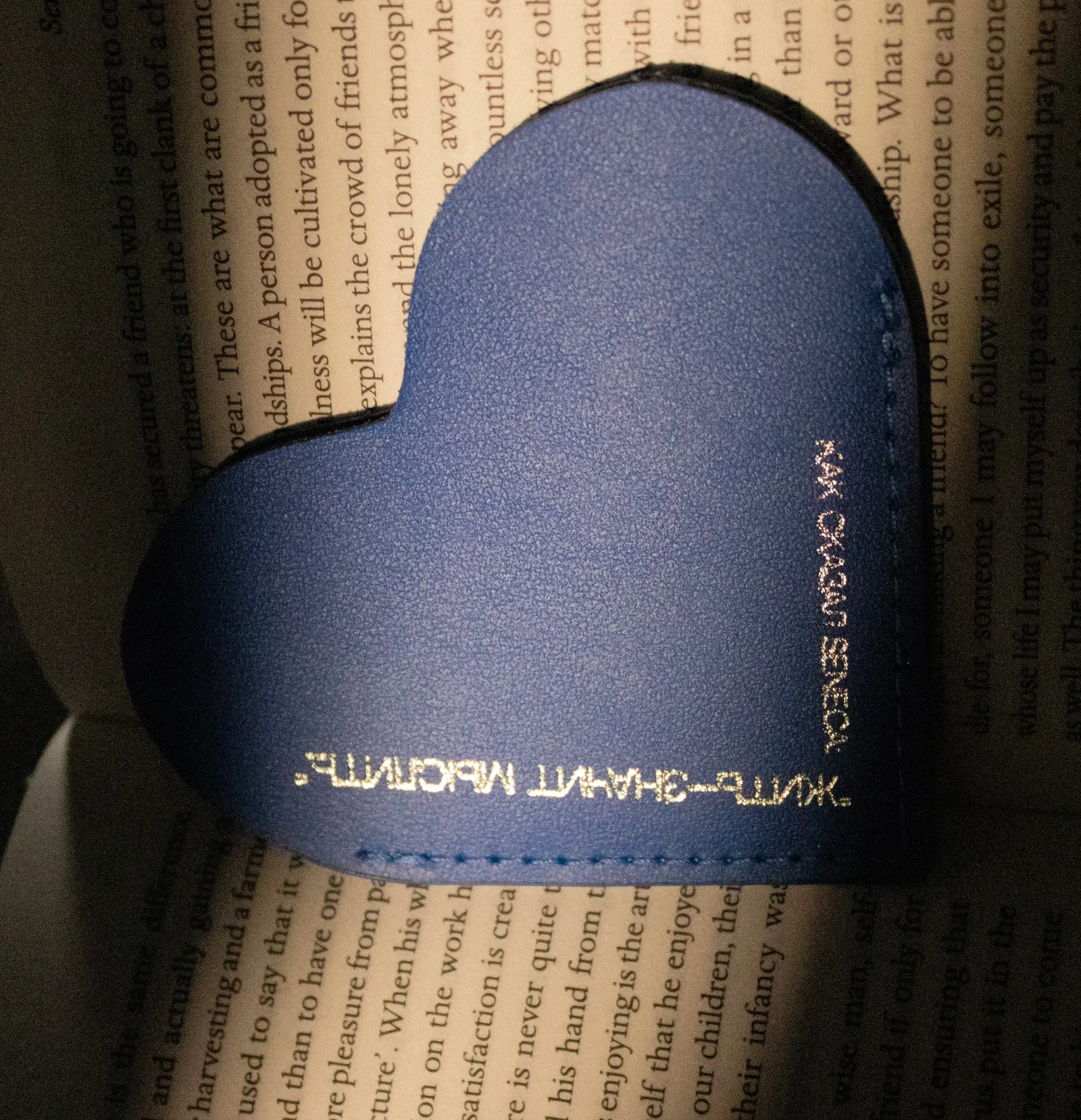 SENECA кожаная закладка