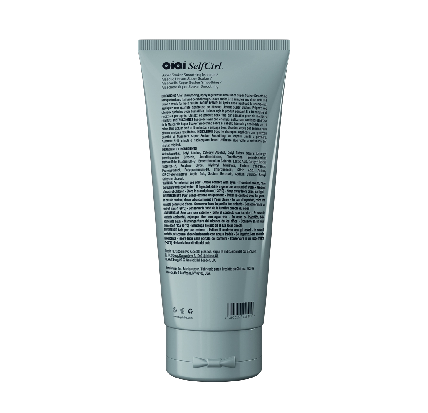 QIQI Super Soaker Masque / Ультра увлажняющая маска для дисциплины и восстановления волос 350 мл