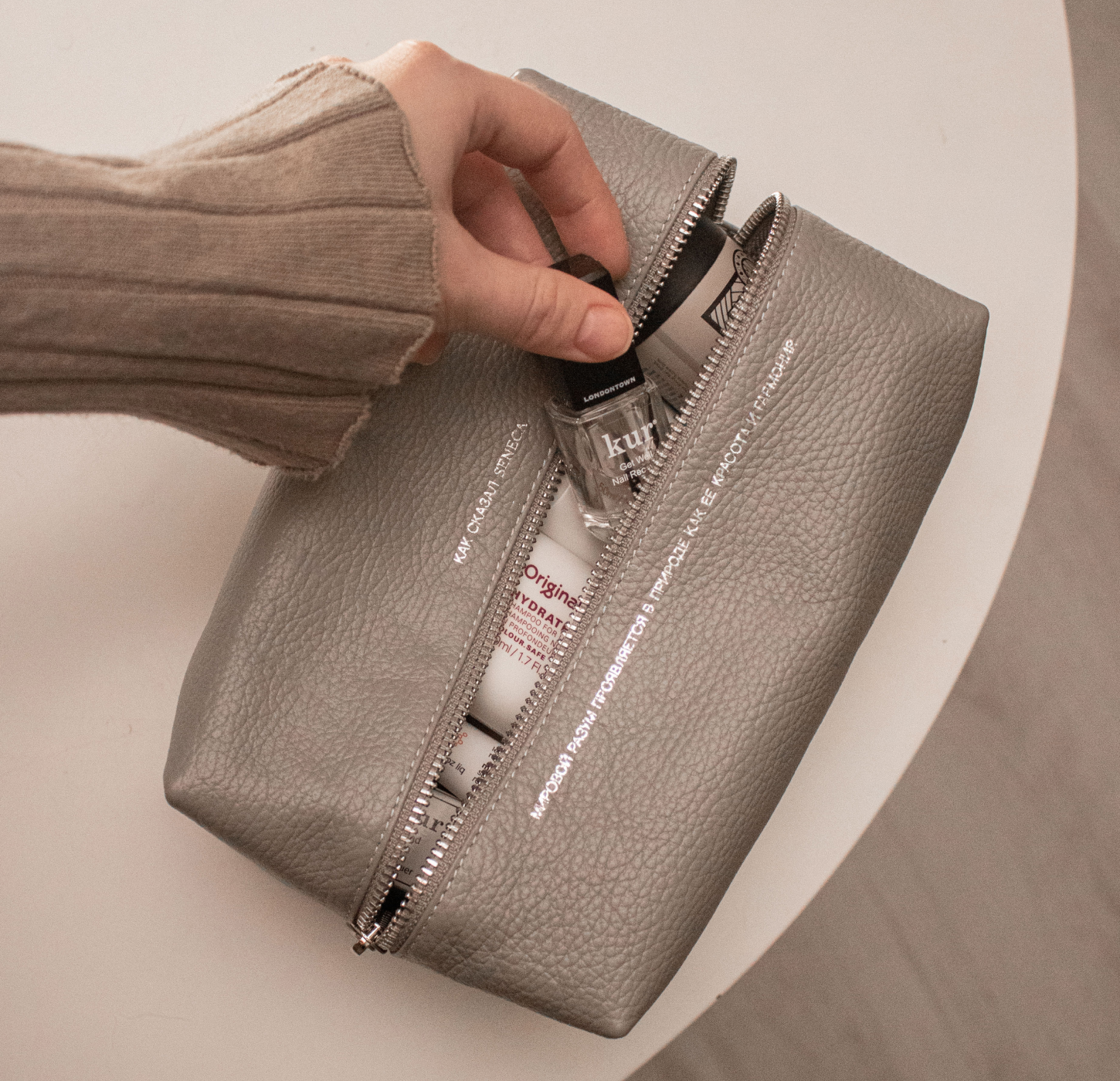 SENECA Кожаная косметичка